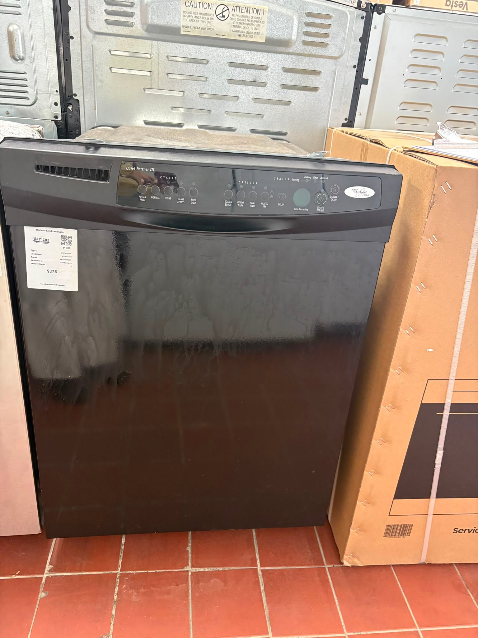 WHIRLPOOL Dishwasher WHIRLPOOL Dishwasher